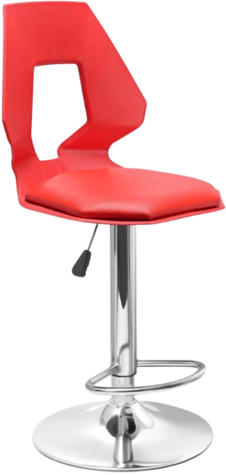 Barstool Lotus Red