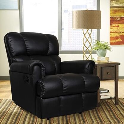 Gorilla Leatherette Black Recliner