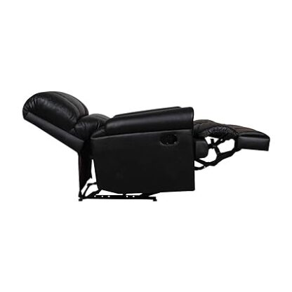 Gorilla Leatherette Black Recliner - Image 3