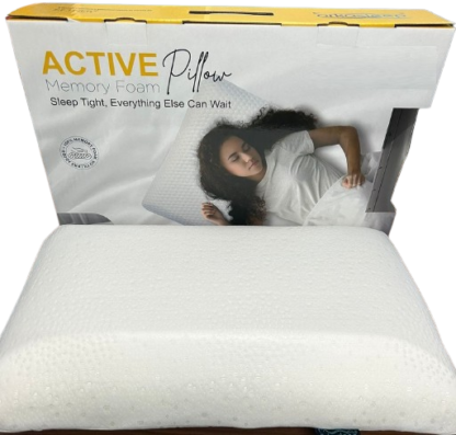 Active Ultra Soft Memory Foam White Pillow