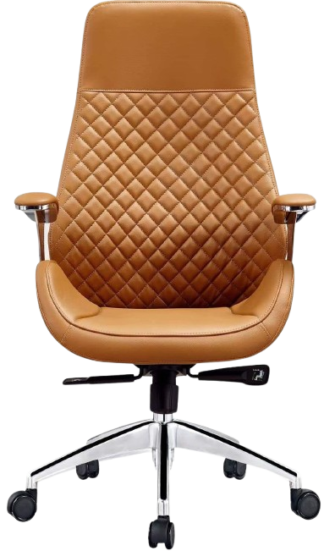 Boss Chair Diamond Biscuit Brown