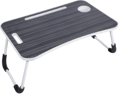 Plain Laptop Table Charcoal Colour