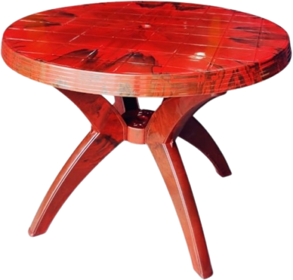 Plastic Round Table (Red)