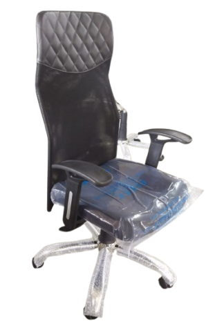 Sleek High Back Netted Mesh Executive Chair